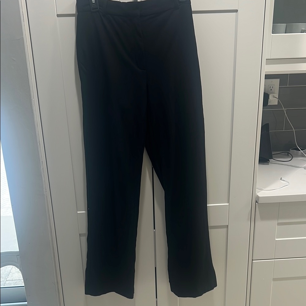 Babaton Black Wide-Leg Trousers